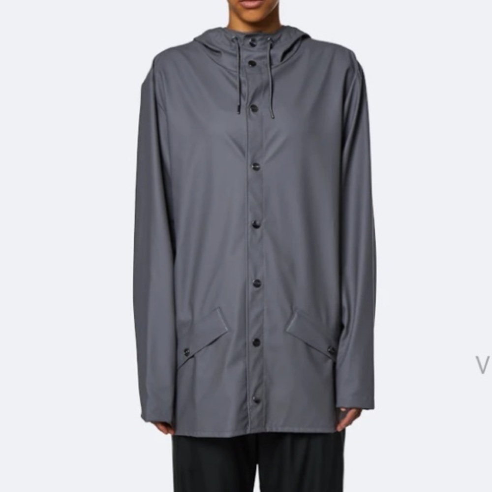 Rains Grey Rain Jacket